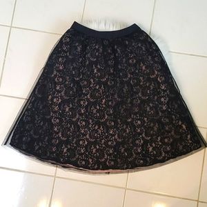 Black Express Tulle Skirt Size 2